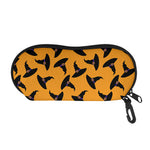 Halloween Witch Hat Pattern Print Glasses Case