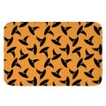 Halloween Witch Hat Pattern Print Indoor Door Mat