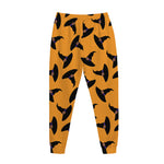 Halloween Witch Hat Pattern Print Jogger Pants