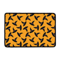 Halloween Witch Hat Pattern Print Kitchen Mat