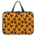 Halloween Witch Hat Pattern Print Laptop Sleeve With Handle