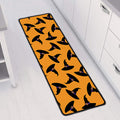 Halloween Witch Hat Pattern Print Long Kitchen Mat