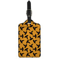 Halloween Witch Hat Pattern Print Luggage Tag