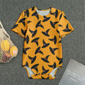 Halloween Witch Hat Pattern Print Men's Bodysuit
