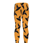 Halloween Witch Hat Pattern Print Men's leggings