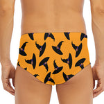 Halloween Witch Hat Pattern Print Men's Triangle Swim Briefs