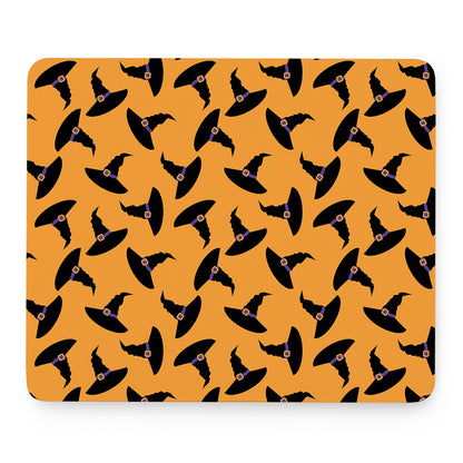 Halloween Witch Hat Pattern Print Mouse Pad