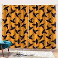 Halloween Witch Hat Pattern Print Pencil Pleat Curtains