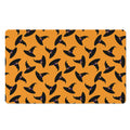 Halloween Witch Hat Pattern Print Polyester Doormat