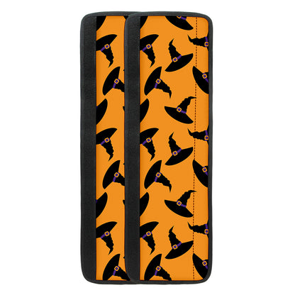 Halloween Witch Hat Pattern Print Refrigerator Handle Covers