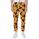 Halloween Witch Hat Pattern Print Scuba Joggers