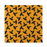 Halloween Witch Hat Pattern Print Silk Bandana
