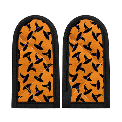 Halloween Witch Hat Pattern Print Skillet Handle Cover