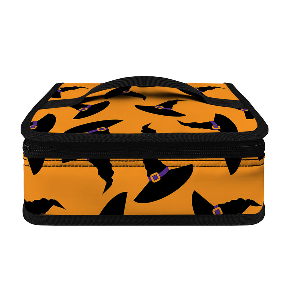 Halloween Witch Hat Pattern Print Small Lunch Bag