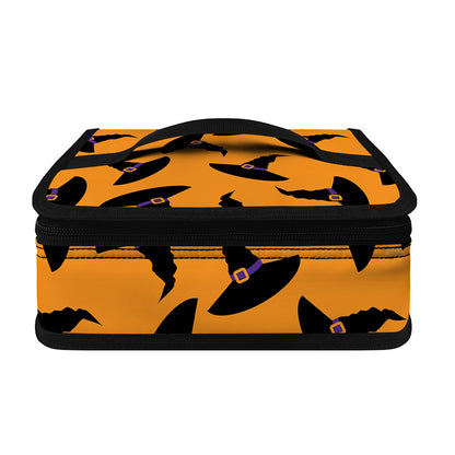 Halloween Witch Hat Pattern Print Small Lunch Bag