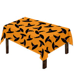 Halloween Witch Hat Pattern Print Tablecloth