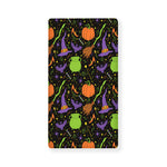 Halloween Wizard Pattern Print Baby Crib Sheet