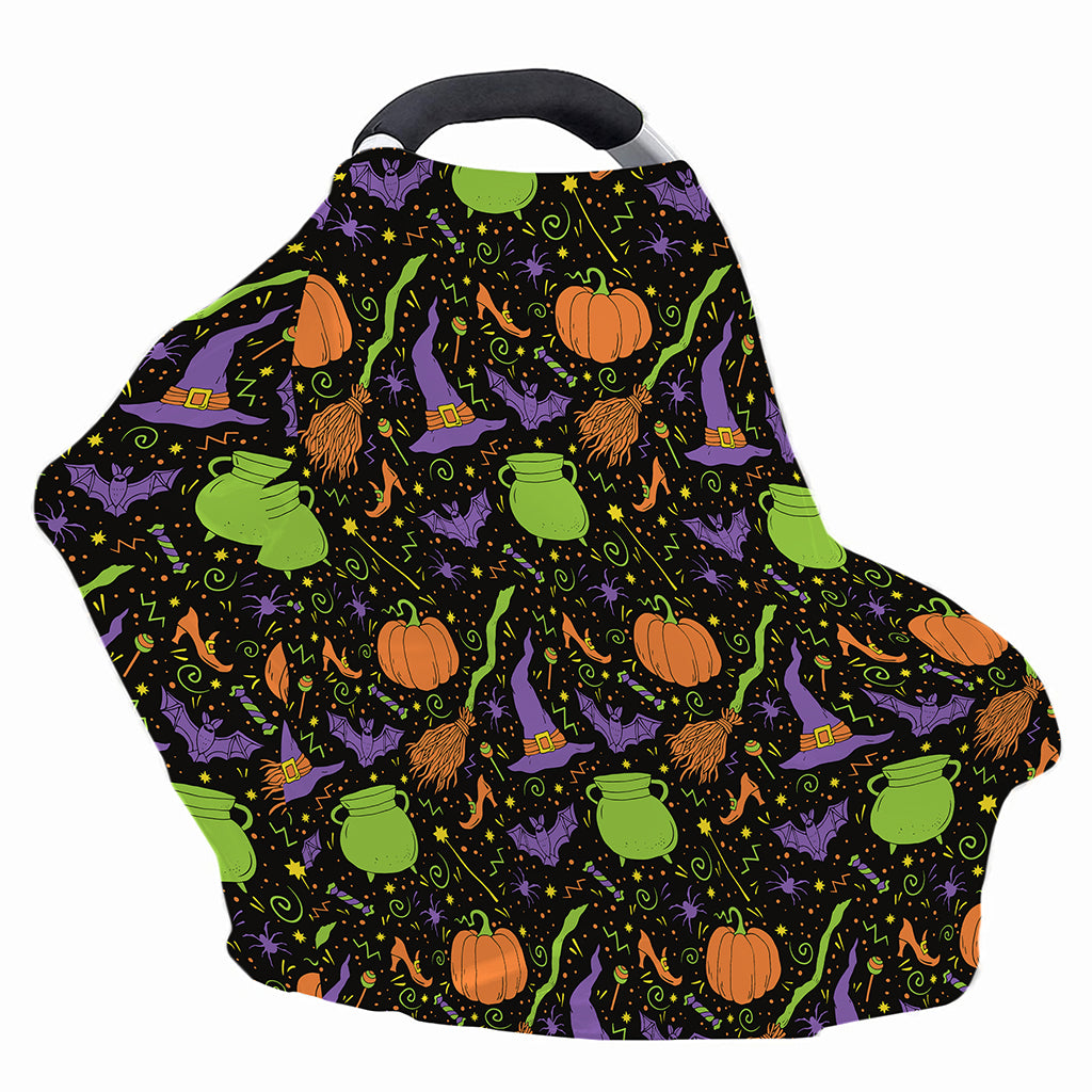 Halloween Wizard Pattern Print Baby Seat Cover