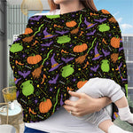 Halloween Wizard Pattern Print Baby Seat Cover