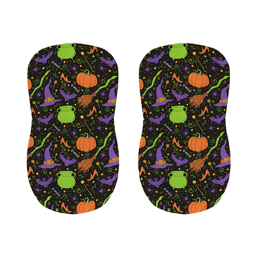 Halloween Wizard Pattern Print Bar Stool Covers