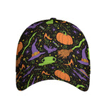 Halloween Wizard Pattern Print Baseball Cap