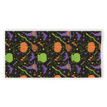 Halloween Wizard Pattern Print Beach Towel