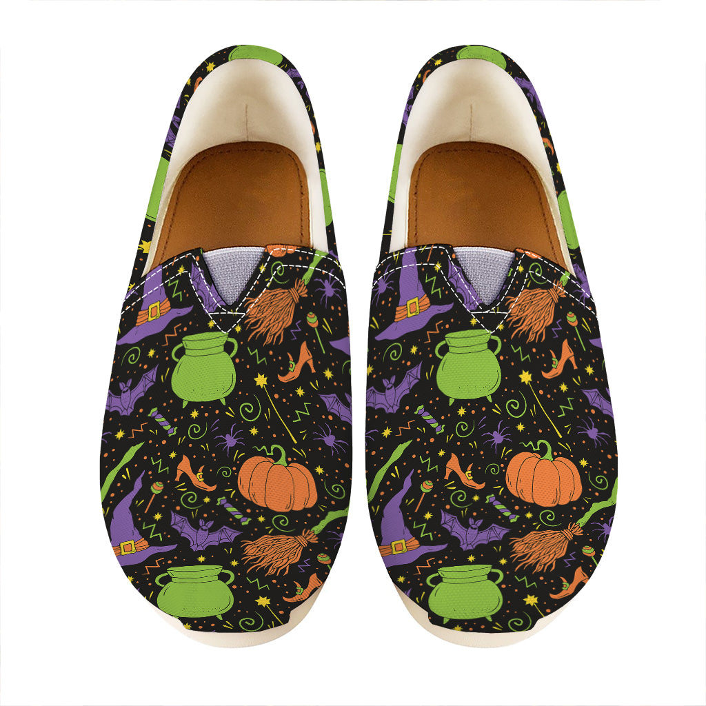 Halloween Wizard Pattern Print Casual Shoes