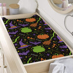 Halloween Wizard Pattern Print Changing Pad Cover