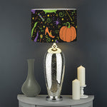 Halloween Wizard Pattern Print Drum Lamp Shade