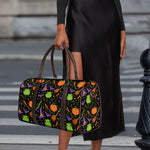 Halloween Wizard Pattern Print Duffle Bag