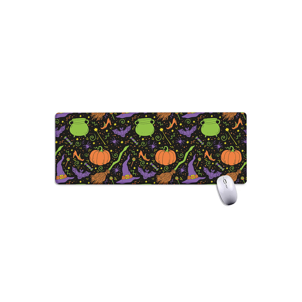 Halloween Wizard Pattern Print Extended Mouse Pad