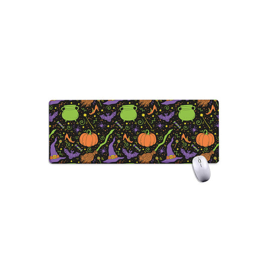 Halloween Wizard Pattern Print Extended Mouse Pad