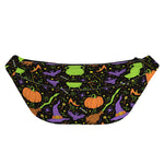 Halloween Wizard Pattern Print Fanny Pack
