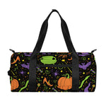 Halloween Wizard Pattern Print Gym Bag
