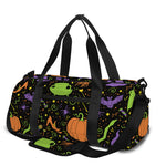 Halloween Wizard Pattern Print Gym Bag