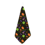 Halloween Wizard Pattern Print Hand Towel