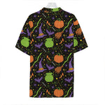 Halloween Wizard Pattern Print Hawaiian Shirt