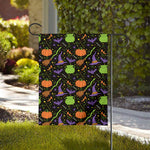 Halloween Wizard Pattern Print House Flag