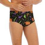 Halloween Wizard Pattern Print Men's Briefs
