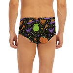 Halloween Wizard Pattern Print Men's Briefs