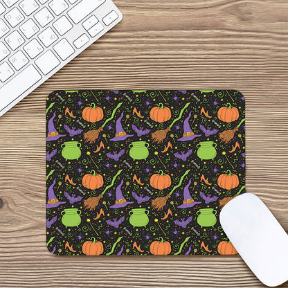 Halloween Wizard Pattern Print Mouse Pad