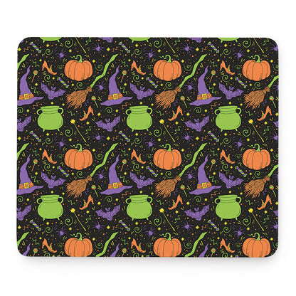 Halloween Wizard Pattern Print Mouse Pad