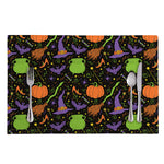 Halloween Wizard Pattern Print Placemat