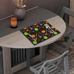 Halloween Wizard Pattern Print Placemat