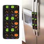 Halloween Wizard Pattern Print Refrigerator Handle Covers