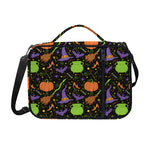 Halloween Wizard Pattern Print Shoulder Strap Bible Bag