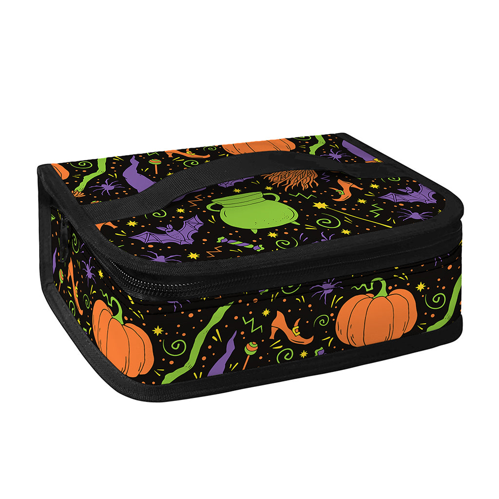 Halloween Wizard Pattern Print Small Lunch Bag