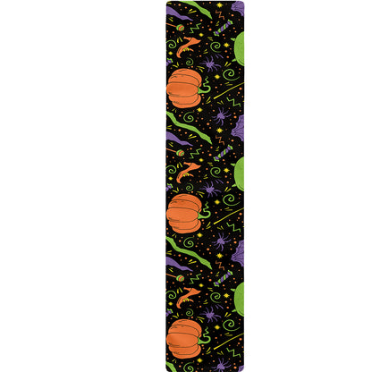 Halloween Wizard Pattern Print Table Runner