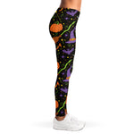 Halloween Wizard Pattern Print Women's Leggings