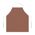 Halloween X Pattern Print Adjustable Apron